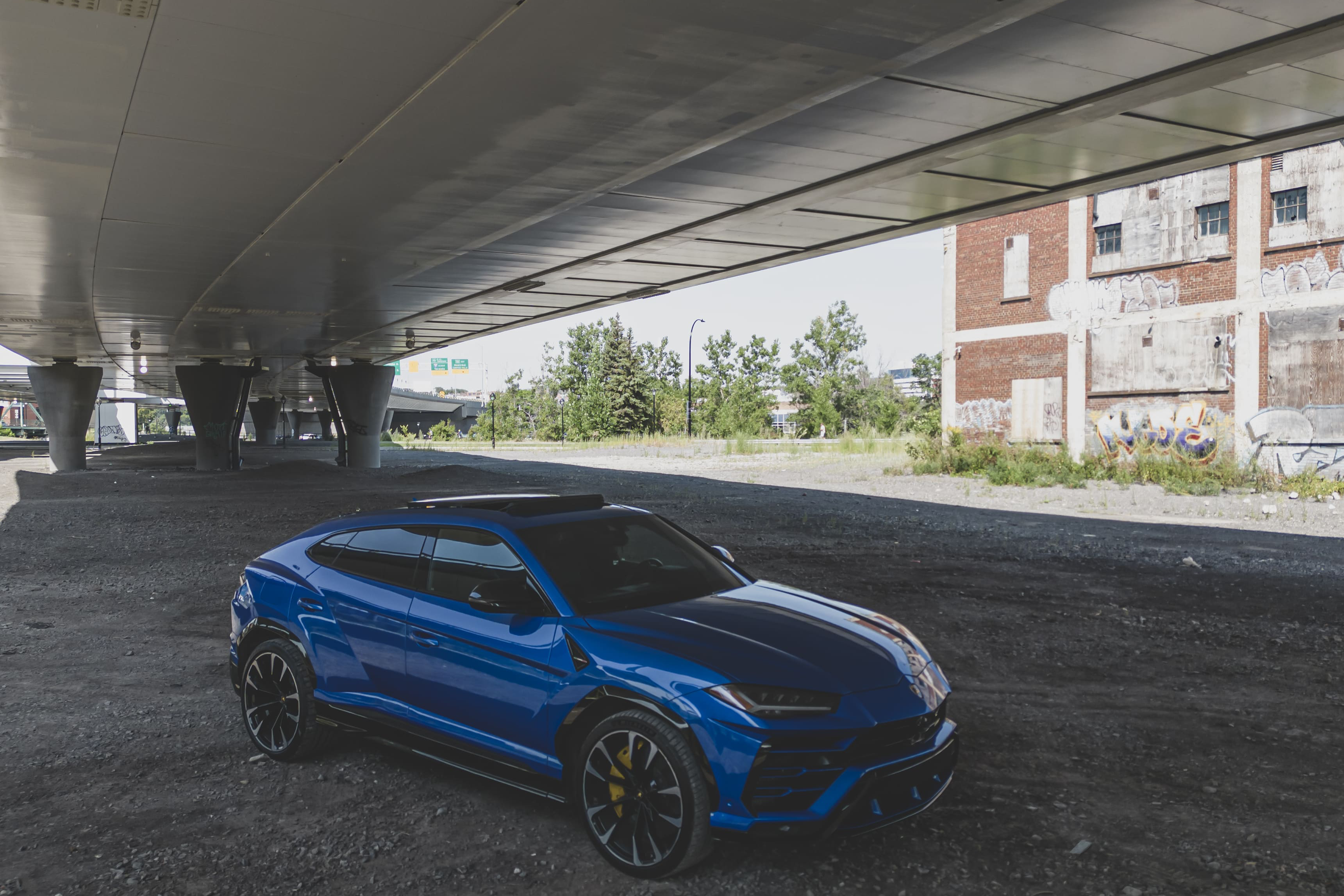 Lamborghini Urus Bleue